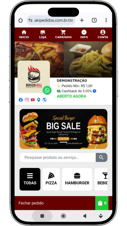 Demo Alimentação