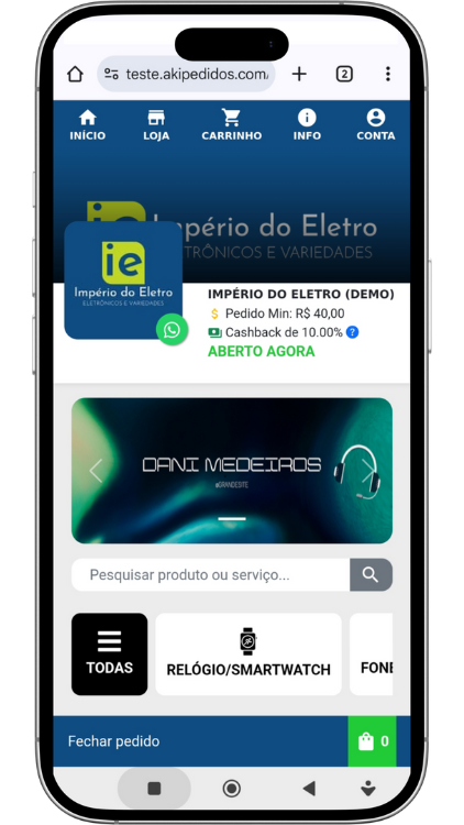 Demo Eletrônicos